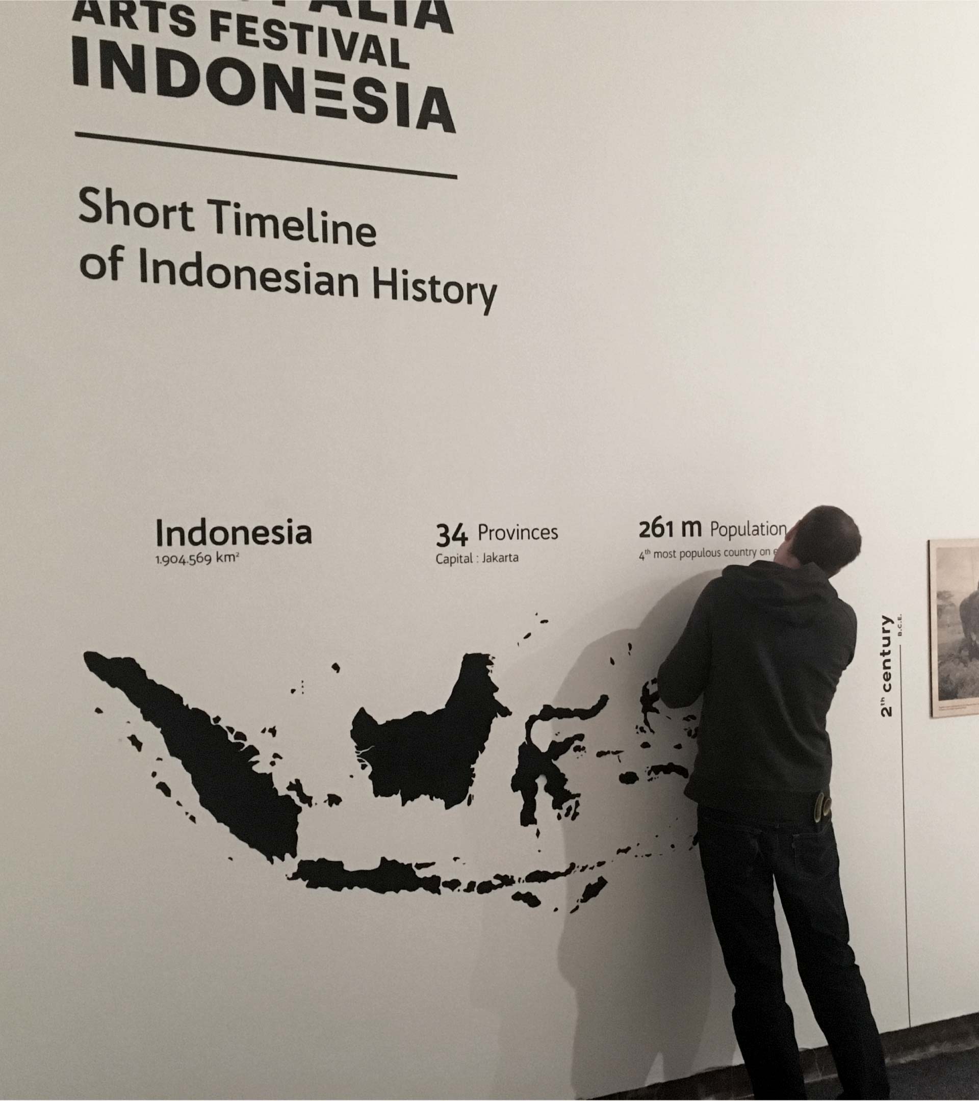TAVU réalise la ligne du temps de l'Indonésie pour Europalia